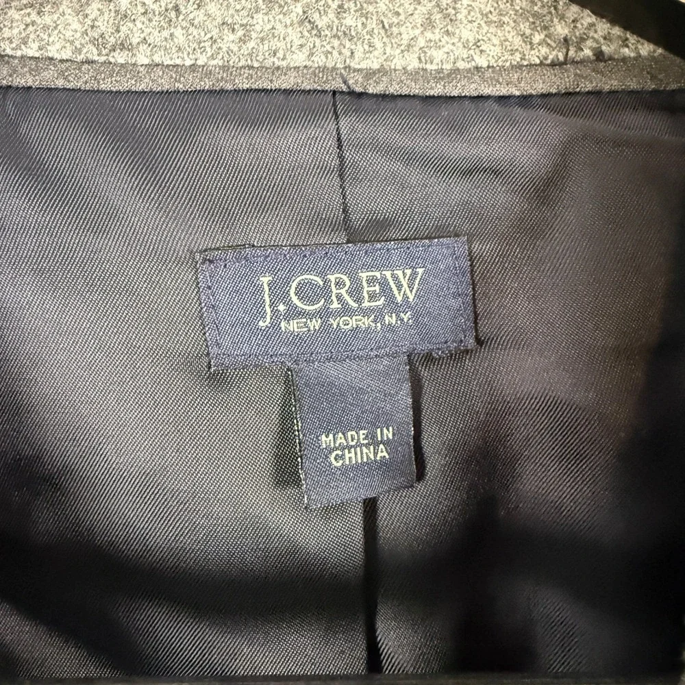 J.Crew‎ Ludlow Blazer Yorkshire Tweed Moon Mens 40R Grey English Wool Sport Coat